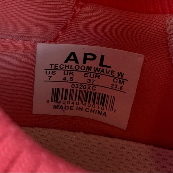 APL Techloom Wave EUC Size 7 Taffy/Pink Sneakers - Picture 7 of 10